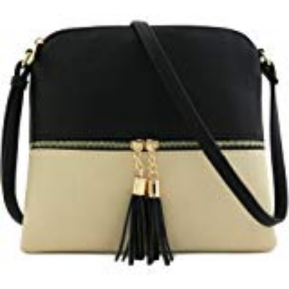 DELUXITY Handbags - NIB Lightweight Colorblock Medium Crossbody Bag